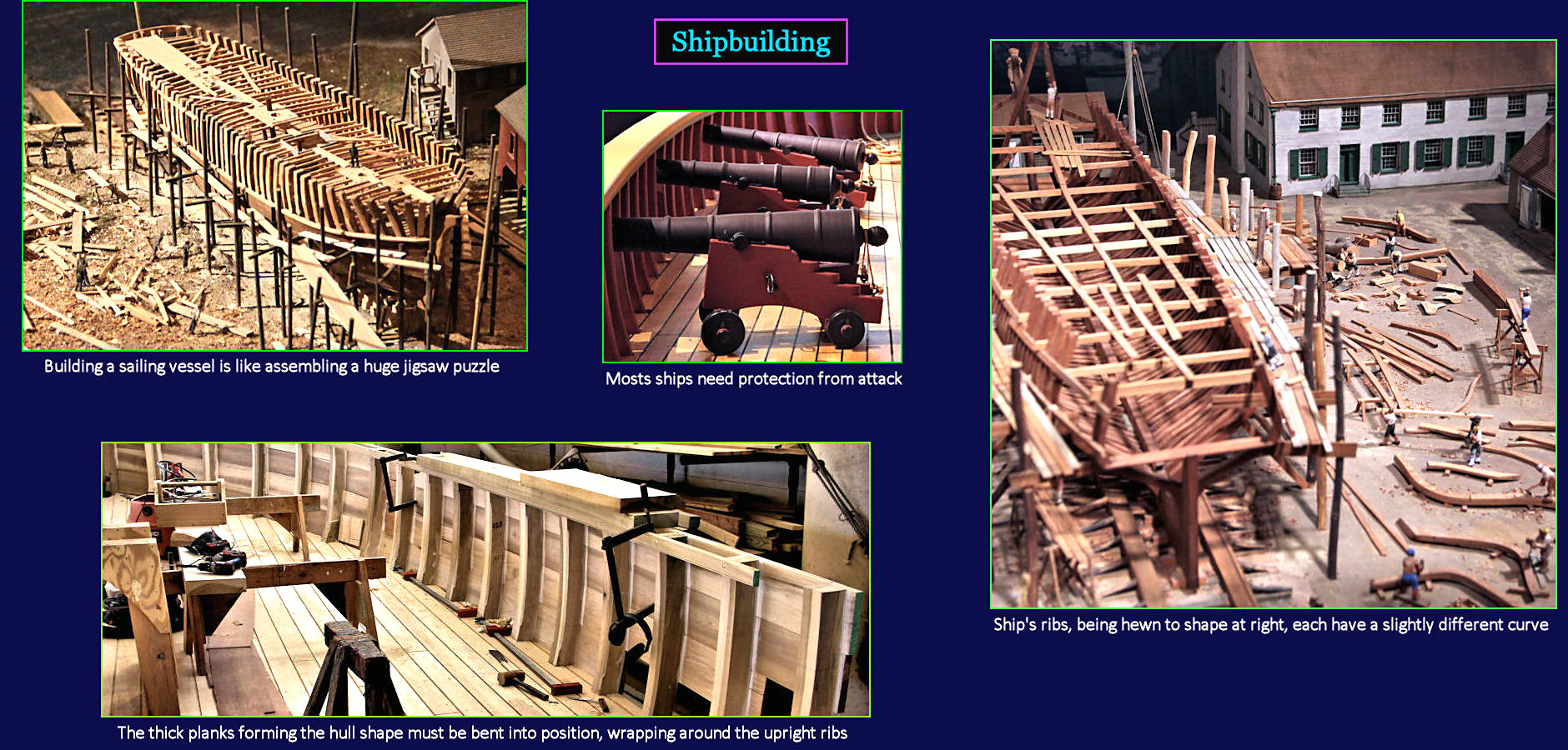 Colonial shipbuilding, 1750